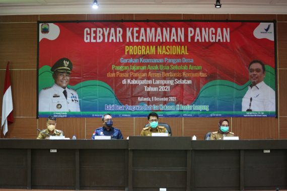 Pemkab Lampung Selatan-BBPOM Gelar Program Nasional Gebyar Keamanan Pangan
