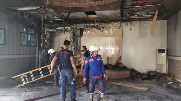 Ruang Rapat Dinas Pendidikan Kota Metro Hangus Terbakar