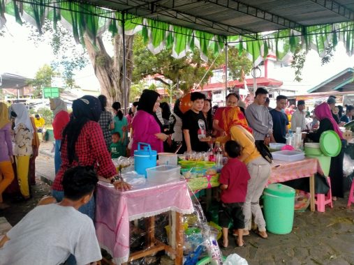 Berkah Ramadan, Pasar Takjil RTH Kota Agung Kembali Dibuka