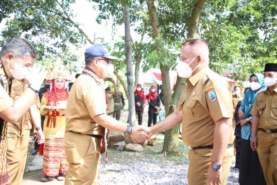 Bupati Lampung Selatan Dampingi Tim Penilai Lomba Desa Provinsi Lampung