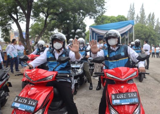 PT Smoot Motor Indonesia Kenalkan Motor Listrik di Metro, Harganya Rp17,5 Juta Per Unit