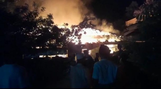 Kompor Lupa Dimatikan, Bangunan Kompleks Ponpes Madinatul Ilmi Pringsewu Terbakar