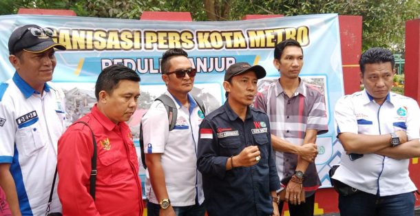 Gabungan Organisasi Wartawan Metro Galang Donasi untuk Korban Gempa Cianjur