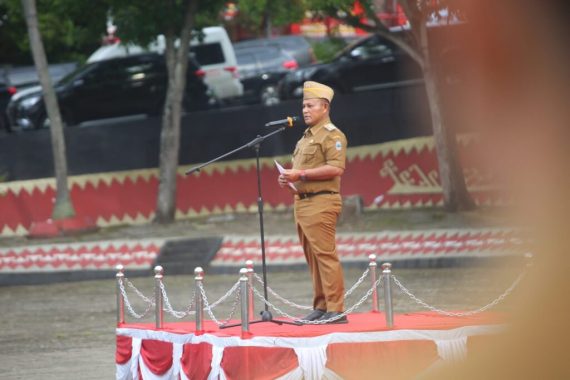 Apel Perdana 2023, Nanang Ermanto Apresiasi Capaian Pemkab Lampung Selatan Setahun Kemarin
