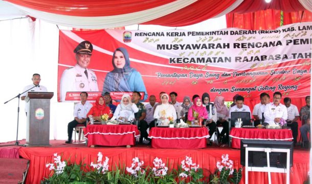 Musrenbang RKPD 2024, Kecamatan Rajabasa Lamsel Prioritaskan Pembangunan Rest Area