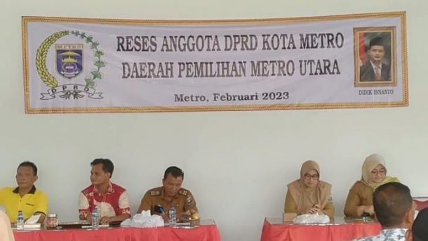 Soal Reses Anggota Dewan, Ketua Komisi II DPRD Metro Minta Warga Tak Gagal Paham