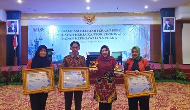 Tanggamus Borong 3 Penghargaan di BKN Award 2023