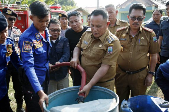 Pemkab Lampung Selatan Kembali Distribusikan Air Bersih untuk Warga