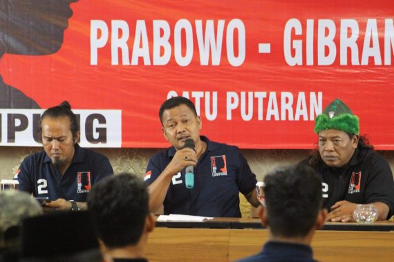 Gelar Konsolidasi, Bolone Mase Lampung Target Prabowo-Gibran Menang Satu Putaran