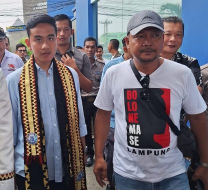 Gibran Sambangi Lampung, Relawan Bolone Mase Siap Menangkan Satu Putaran