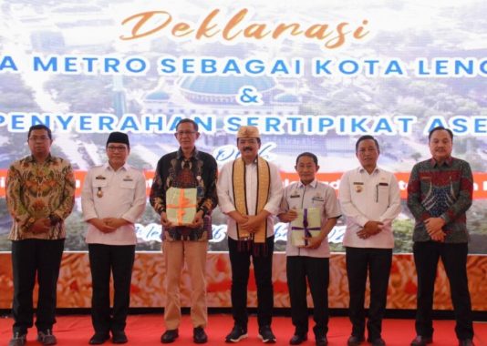 Advertorial: Pertama di Sumatera, Kota Metro Raih Predikat Kota Lengkap dari Kementerian ATR/BPN
