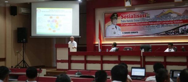 Dinas Perpustakaan dan Kearsipan Lampung Selatan Luncurkan Aplikasi Srikandi