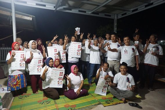 Kelompok Masyarakat di Lampung Timur Nyatakan Sikap Dukung Prabowo-Gibran