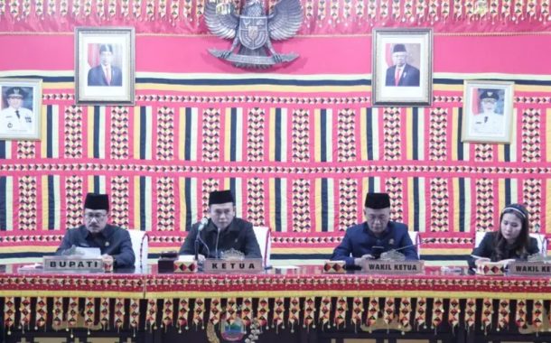 Rapat Paripurna DPRD, Sekda Thamrin Sampaikan LKPJ Bupati Lampung Selatan TA 2023
