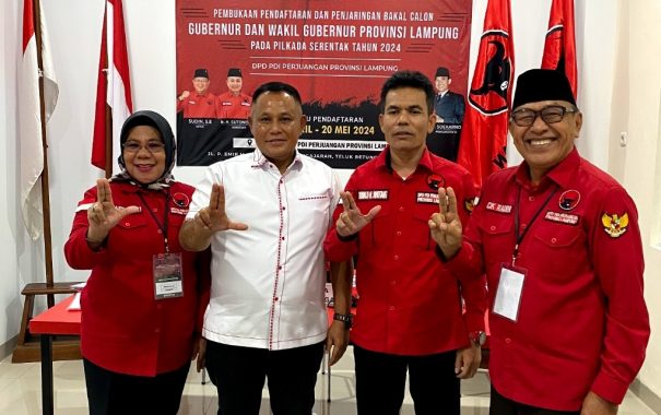 Pilkada Lampung Selatan, Nanang Ermanto Ikuti Tes Kelayakan PDIP Lampung
