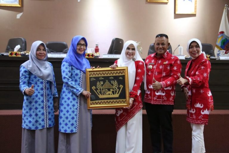 Pemkab Lampung Selatan Terima Kunjungan TP PKK Kabupaten Pesisir Barat