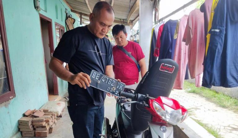 Polsek Pulau Panggung Bekuk Maling Motor dan Sekarung Kopi