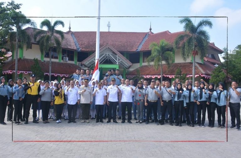 Apel Pelepasan Diklat Paskibraka 2023, Ini Pesan Bupati Lampung Tengah