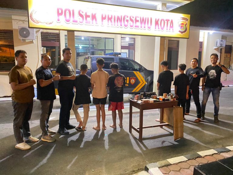 Terlibat Kasus Pembobolan Toko, Lima Pelajar SMP di Pringsewu Diamankan Polisi