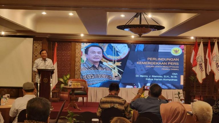 Buka Rapimnas SMSI 2023, Benny Mamoto Harapkan Keputusan Strategis untuk Pemilu Damai