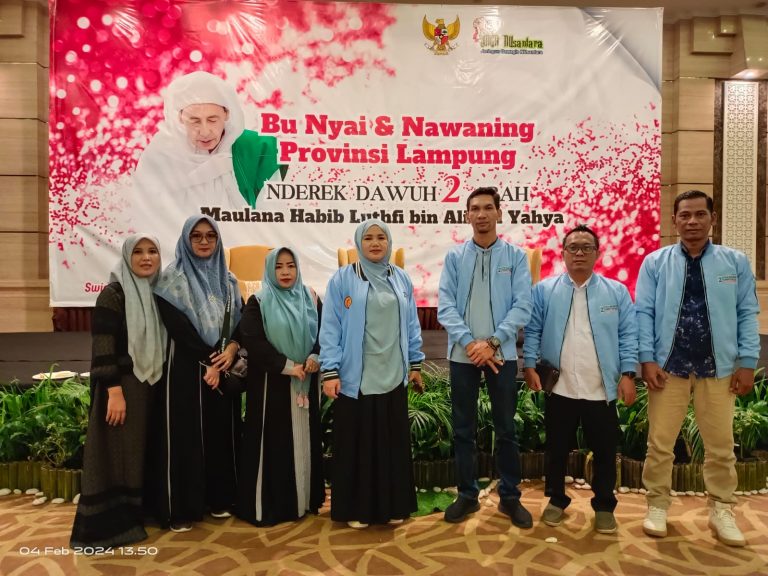 Ribuan Santri Ikuti Mujahadah dan Nderek Dawuh Habib Luthfi di Bandar Lampung