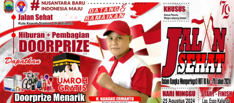 Pemkab Lampung Selatan Gelar Jalan Sehat Hadiah Umrah, Catat Tanggalnya!
