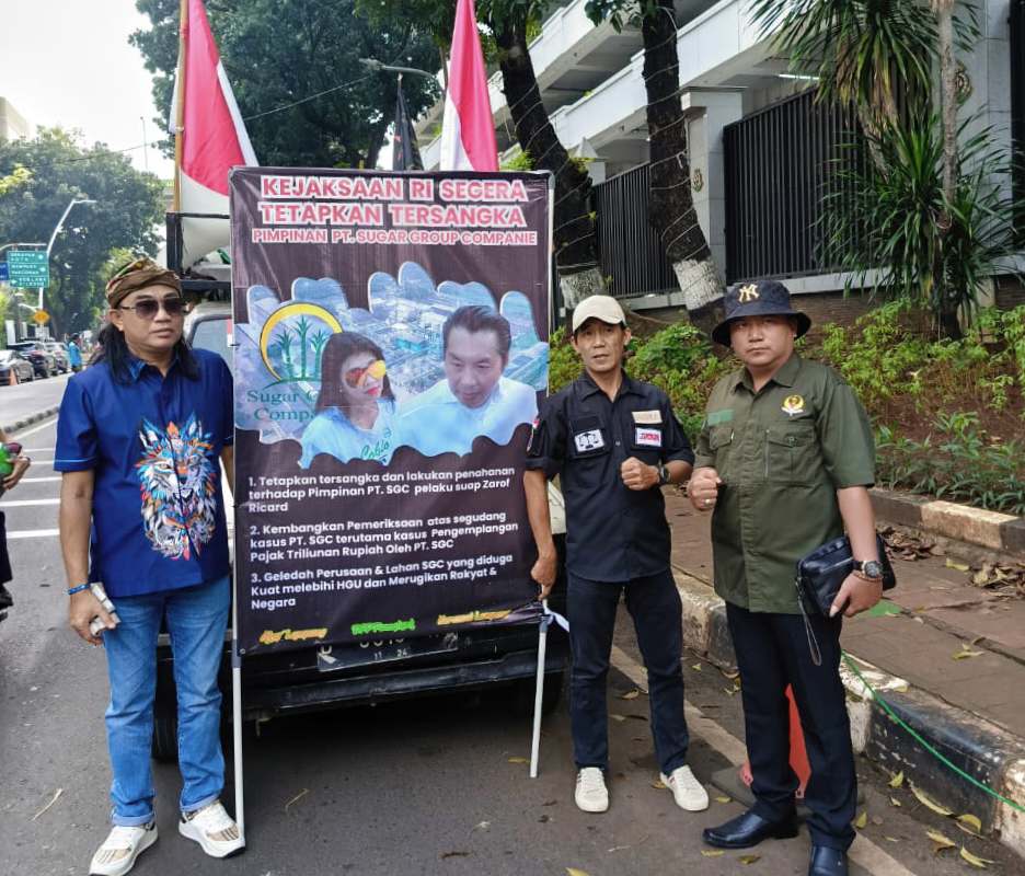 Aliansi LSM Lampung Gelar Aksi Besar di Kejagung dan KPK, Tuntut Penyidikan PT SGC dan Anggota DPR