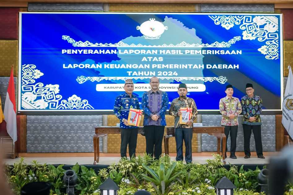 Pemkot Metro Raih WTP Ke-15 Berturut-turut