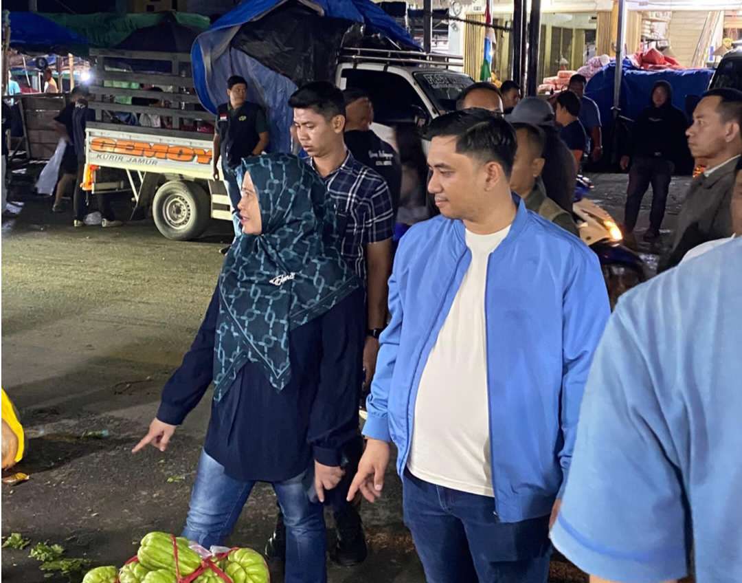 Wakil Walikota Metro Tertibkan Pedagang Pasar Nuban