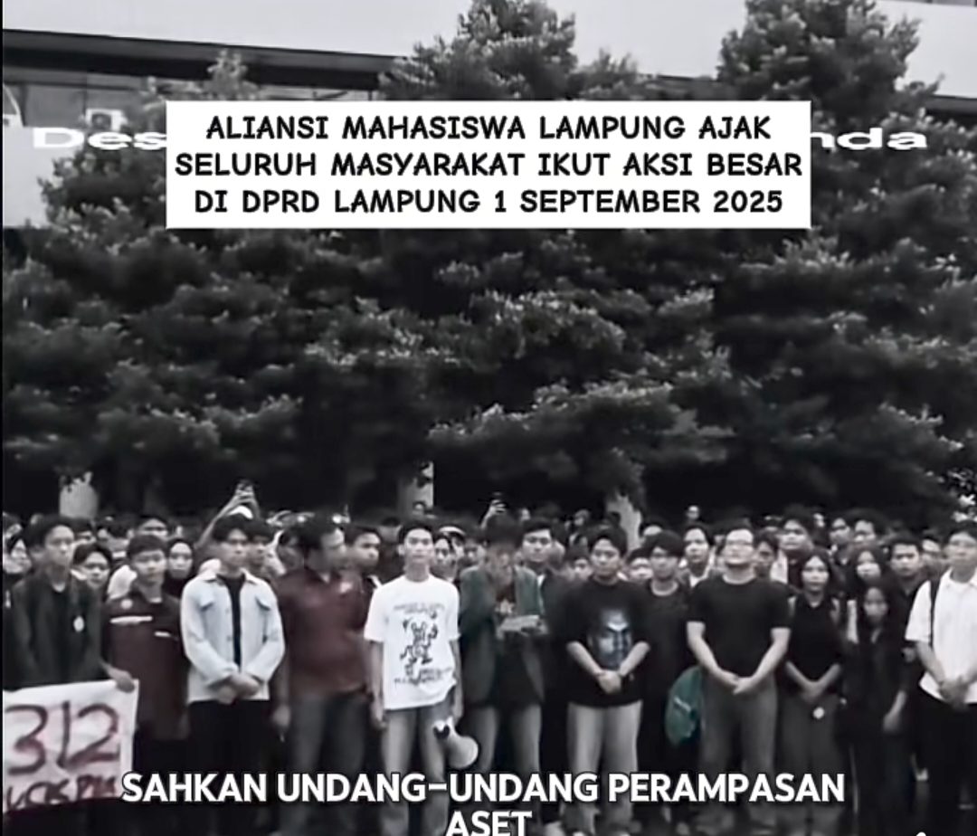 Gabungan Mahasiswa, Buruh, dan Ojol Gelar Aksi Besar di DPRD Lampung Senin Depan