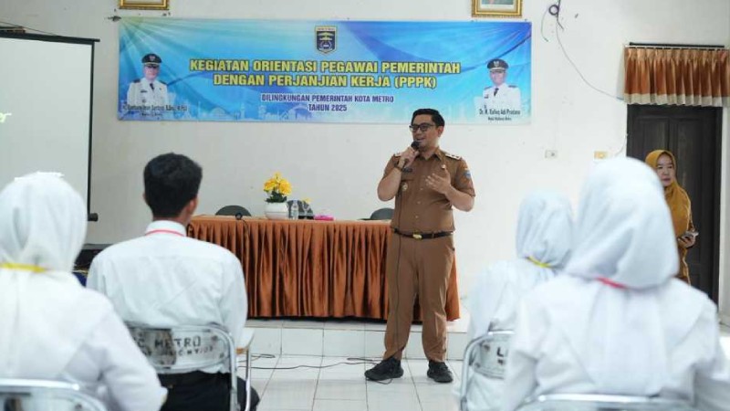 Beri Materi Orientasi PPPK, Wakil Walikota Metro Tuntut Inovasi dan Kedisiplinan