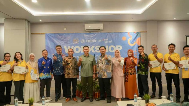 Wakil Wali Kota Metro Hadiri Workshop Promosi dan Pemasaran Gelaran Kemenparekraf serta DPR RI